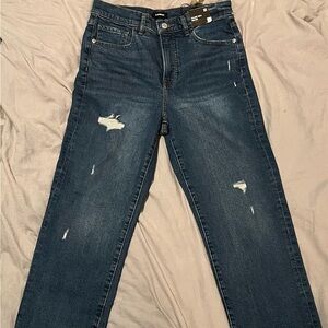 Express straight leg jeans